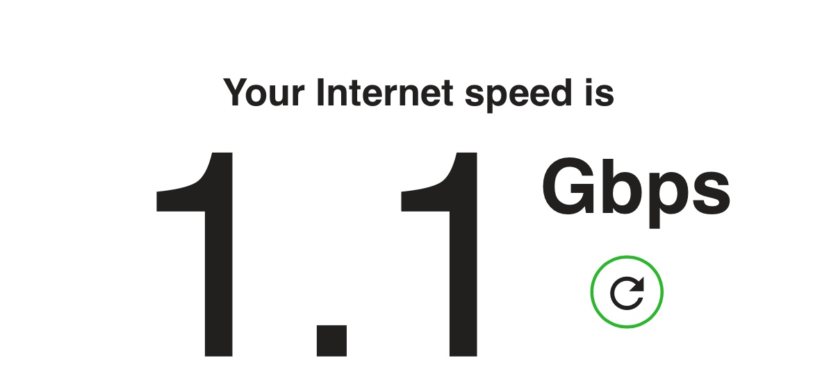 Wireless speed verification in a deployed network